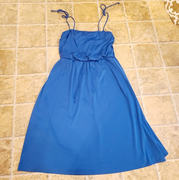 Vintage 70s Dress with Sheer Kimono Chiffon Wrap Floral - Picture 7 of 11